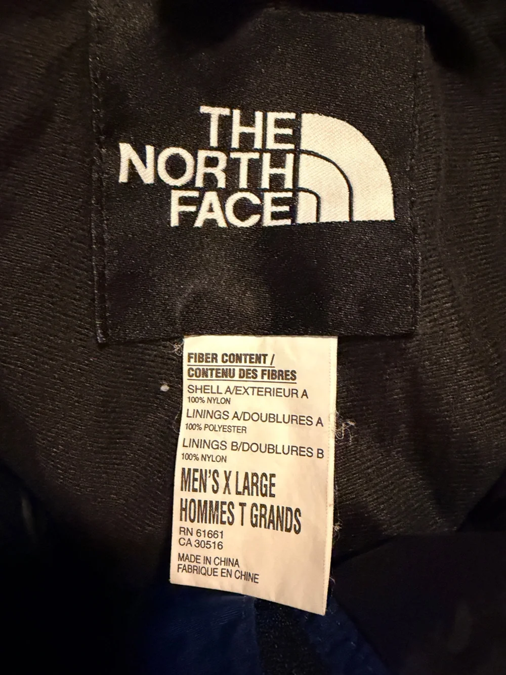 The North Face Blue and Black Cargo Snow Pants - Outdoor Utility